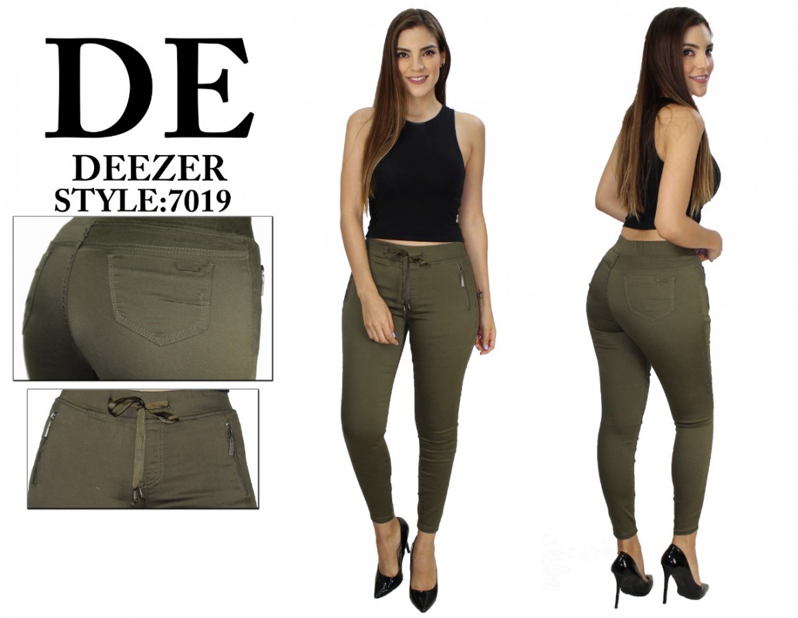 PANT. DEEZER 7019 VERDE CEMENTO