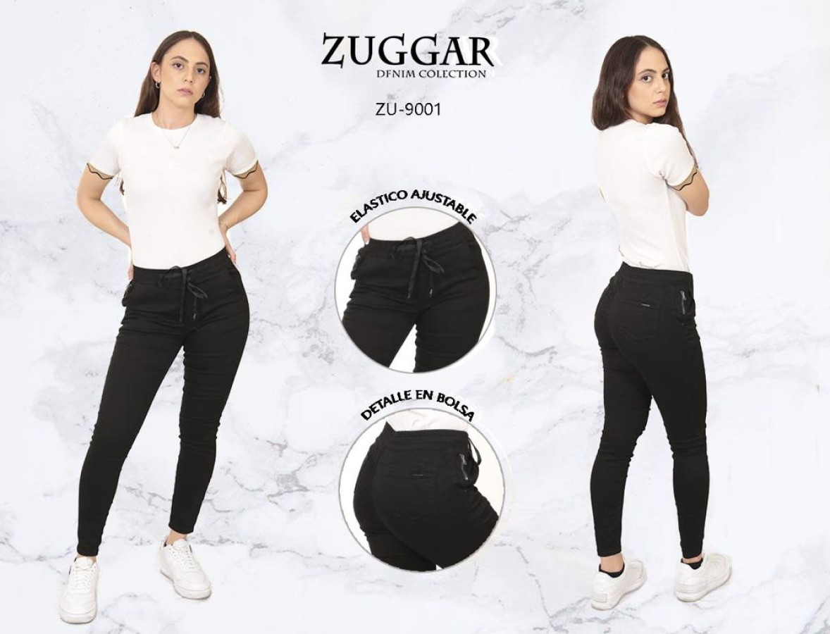 Pantalón Zuggar 9001 Negro