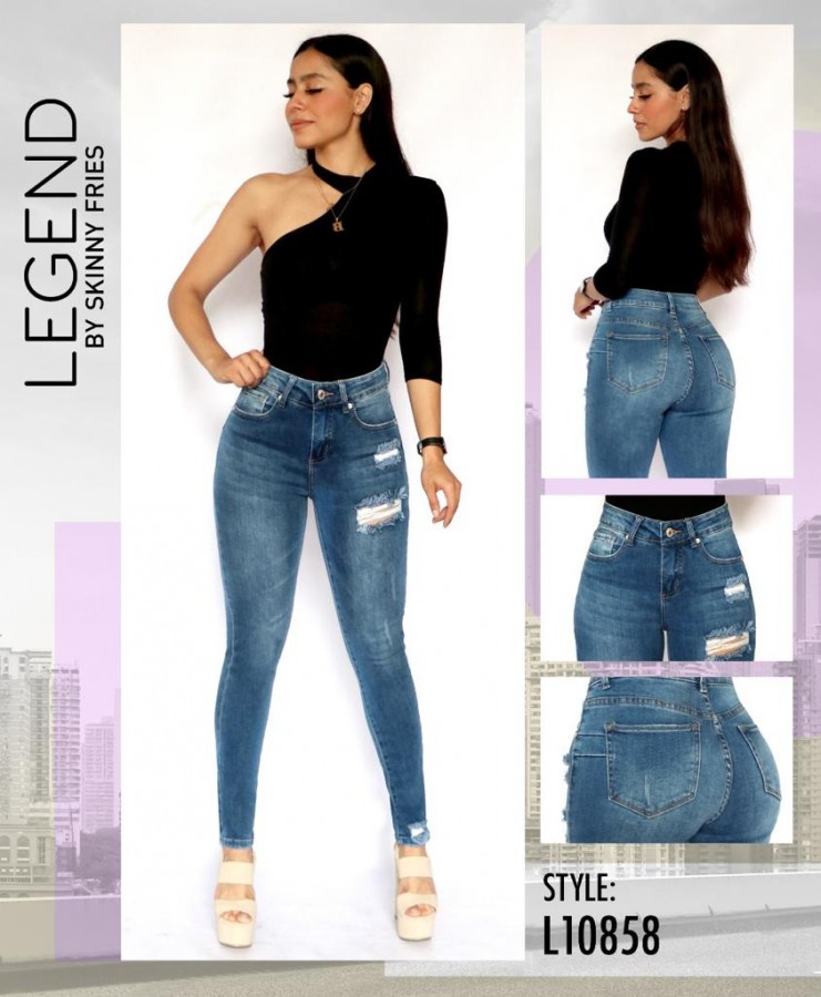 Pantalón SKF 10858 tiro alto