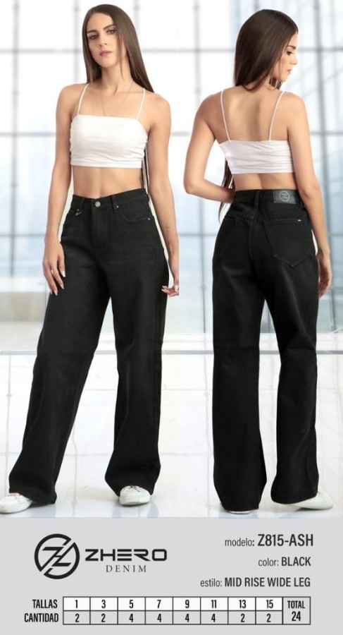 Pantalón ZHERO 815 negro