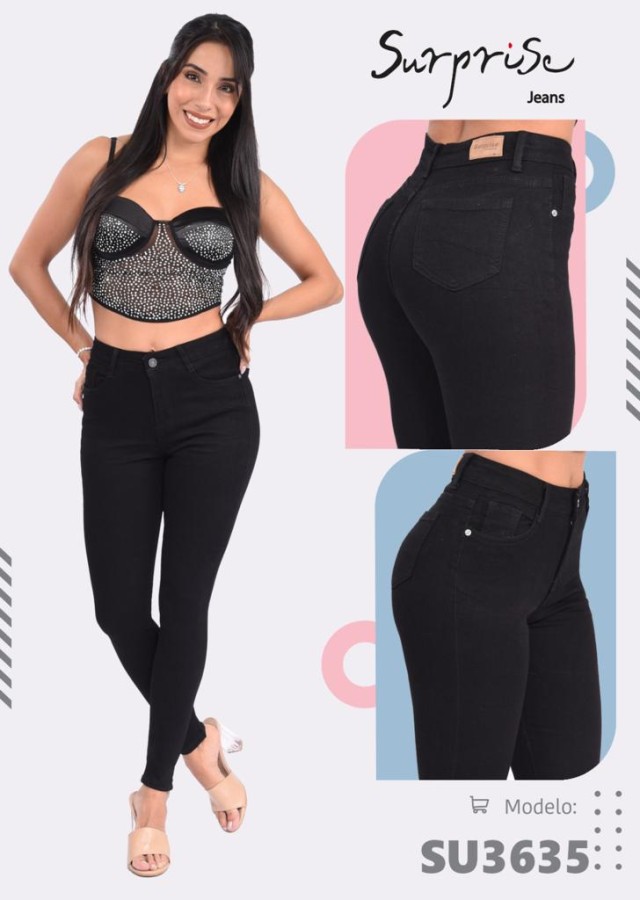 Pantalón Surprise 3635 Negro