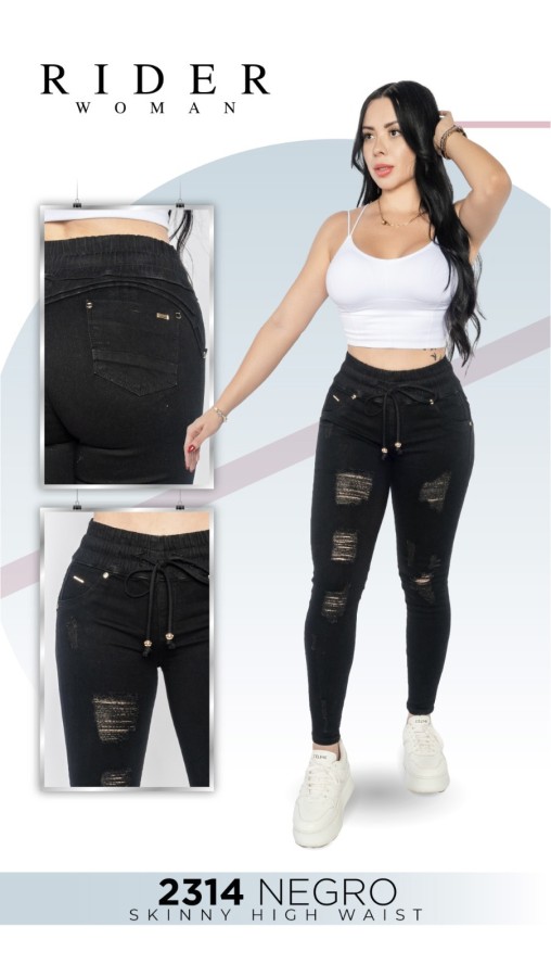 Pantalón Rider 2314 negro 1