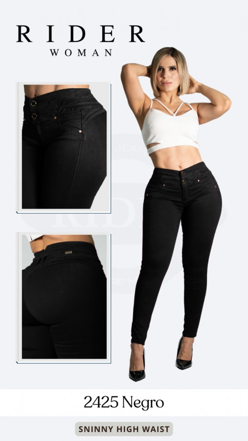 Pantalón Rider 2425 negro