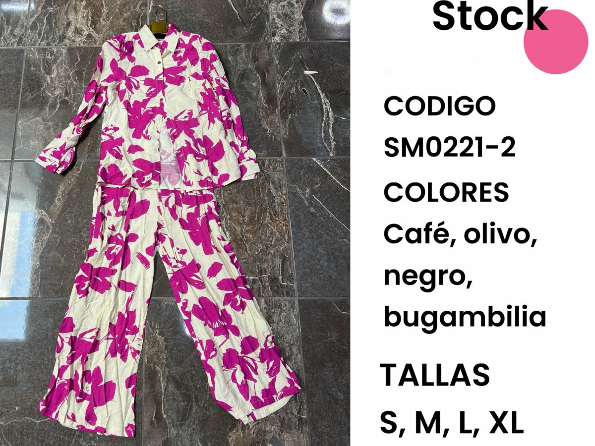 Conjunto blusa y pantalón 0221-2