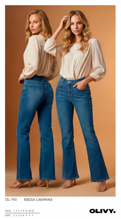 Pantalón Olivy 743 Flare