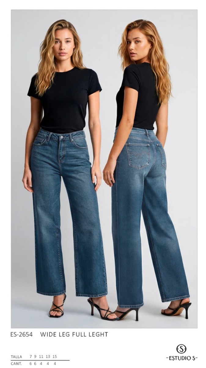 Pantalón Estudio S 2654 Wide Leg