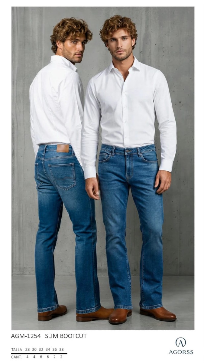 Pantalón Agorss 1254 Slim Bootcut